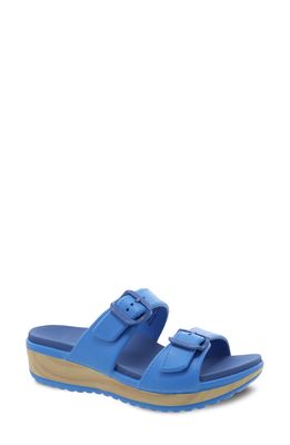 Dansko Kandi Slide Sandal in Blue Molded