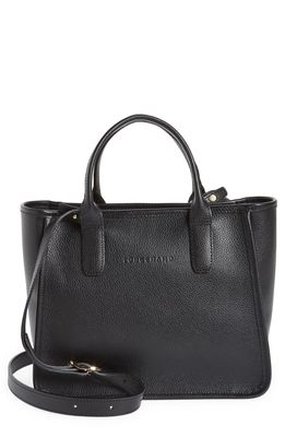 Longchamp Le Foulonne Top Handle Bag in Black