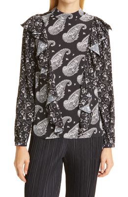 Ted Baker London Tiasey Paisley Blouse in Black