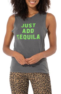 Sub Urban Riot Just Add Tequila Muscle Tank in Thunderstorm