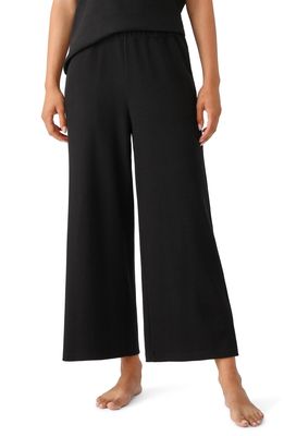 EILEEN FISHER SLEEP wear The Lazy Stretch Organic Cotton Pants in Black