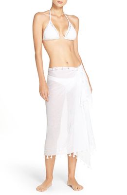 Seafolly Gauze Cover-Up Sarong in White