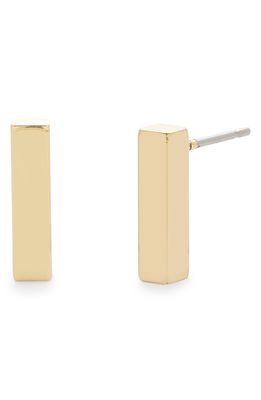 Brook and York Casey Bar Stud Earrings in Gold