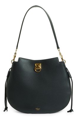 Mulberry Iris Leather Hobo Bag in Black