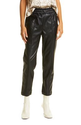 Rails Jayden Faux Leather Pull-On Pants in Black
