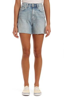 Mavi Jeans Millie High Waist Denim Cutoff Shorts in Light Denim