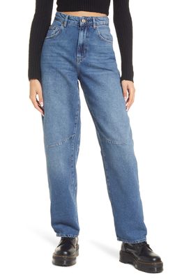 BDG Urban Outfitters Logan Barrel Leg Jeans in Mid Vintage