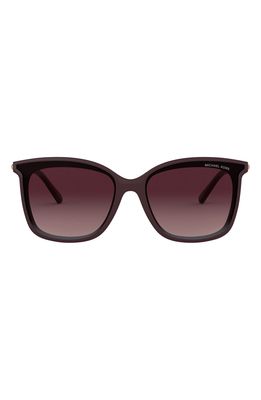 Michael Kors 61mm Gradient Square Sunglasses in Cordovan