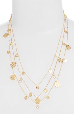 Ettika Set of 3 Disc Necklaces in Gold