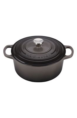 Le Creuset 3 1/2-Quart Signature Round Enamel Cast Iron French/Dutch Oven in Oyster