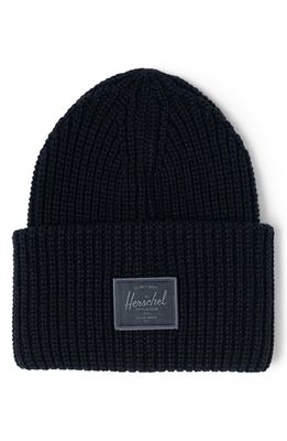 Herschel Supply Co. Juneau Cuffed Beanie in Black