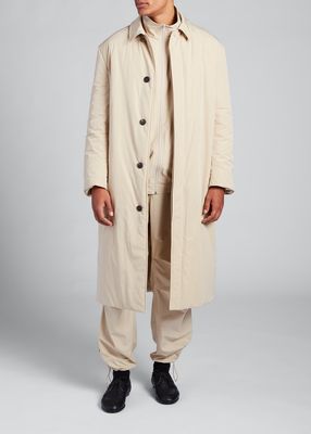 Men's Django Solid Overcoat