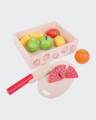 Crate of Fruit with Cutting Board