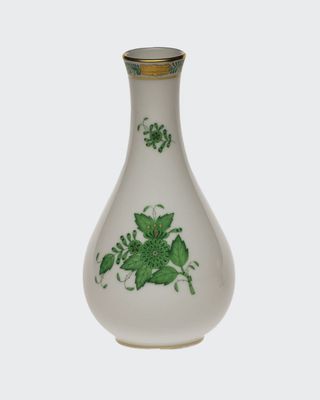 Chinese Bouquet Green Vase
