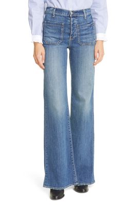 Nili Lotan Florence Patch Pocket Jeans in Classic Wash