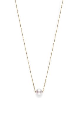 Mikimoto Akoya Pearl Necklace in Pearl/Yellow Gold