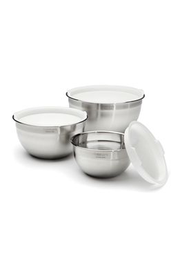 Cuisinart Set of 3 Mixing Bowls in Stainless