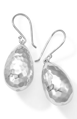 Ippolita 'Glamazon - Uovo' Medium Teardrop Earrings in Silver