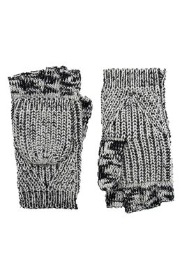 Rebecca Minkoff Pop Top Knit Gloves in Black