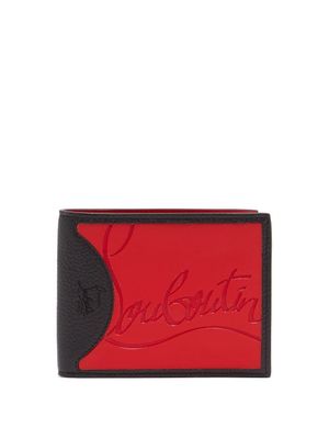 Christian Louboutin - Coolcard Rubber-inlay Bi-fold Leather Wallet - Mens - Red