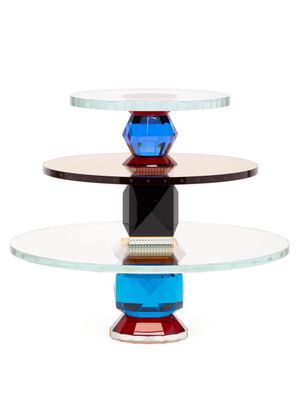 Reflections Copenhagen - Oklahoma Crystal Cake Stand - Clear Multi