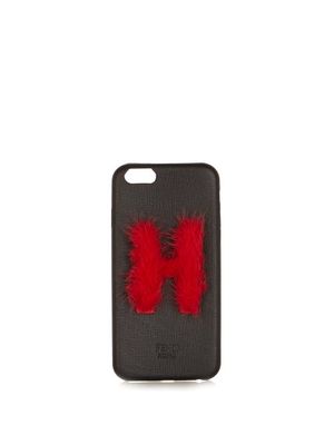 Fendi - Leather Iphone® 6 Case - Womens - Black Red