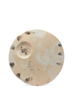 Dinosaur Designs - Moon Marbled-resin Cheese Platter - Ivory Multi