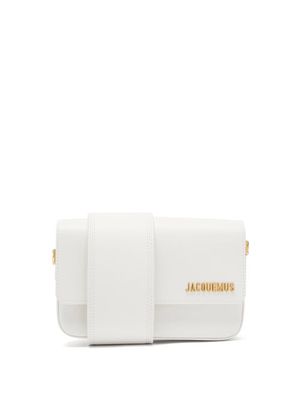 Jacquemus - Carinu Leather Shoulder Bag - Womens - White