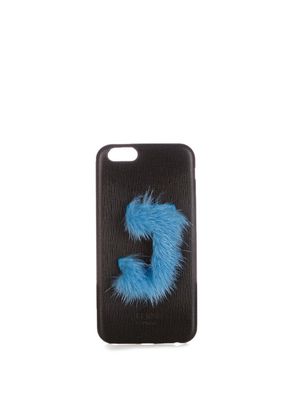 Fendi - Leather Iphone® 6 Case - Womens - Black Blue