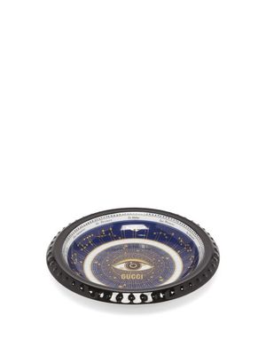Gucci - Star Eye Round Porcelain Tray - Black Multi
