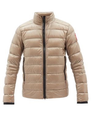 Canada Goose - Crofton Quilted Down Jacket - Mens - Beige