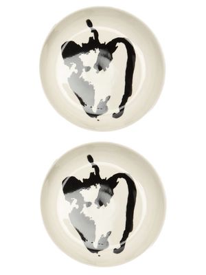 Serax - X Ottolenghi Set Of Two Feast Medium Plates - White Black
