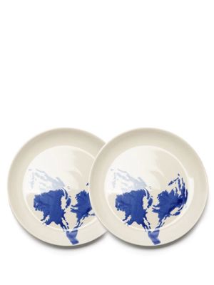 Serax - X Ottolenghi Set Of Two Feast Small Plate - White Blue