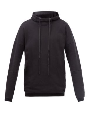 Templa - Palla Logo-print Cotton-jersey Hooded Sweatshirt - Mens - Black