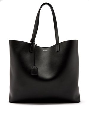 Saint Laurent - Leather Tote Bag - Mens - Black