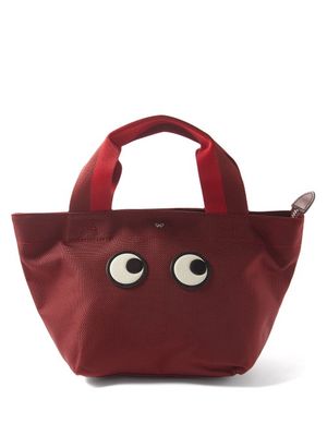 Anya Hindmarch - Eyes Nastro Mini Recycled-shell Tote Bag - Womens - Dark Red