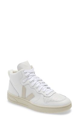 Veja V-15 Mid Sneaker in Extra/White