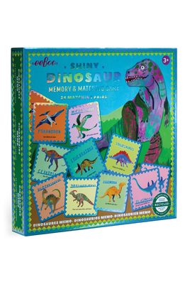 eeBoo Shiny Dinosaur Memroy & Matching Game in Green