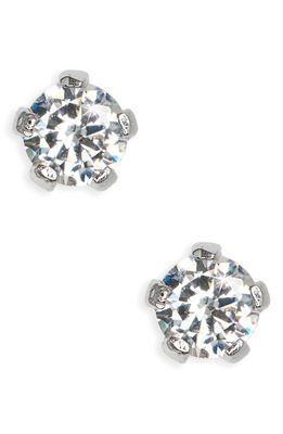 Mignonette Sterling Silver 3mm Earrings