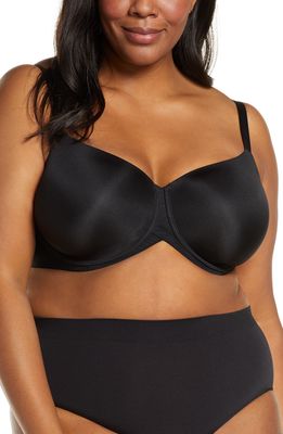 Wacoal Ultimate Side Smoother Underwire T-Shirt Bra in Black