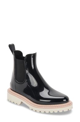 Dolce Vita Stormy H2O Waterproof Chelsea Boot in Onyx Patent Stella