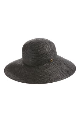 Eric Javits 'Hampton' Straw Sun Hat in Black
