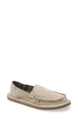 Sanuk Donna Slip-On Sneaker in Natural