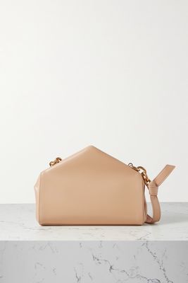 Bottega Veneta - A Triangle Small Leather Shoulder Bag - Neutrals