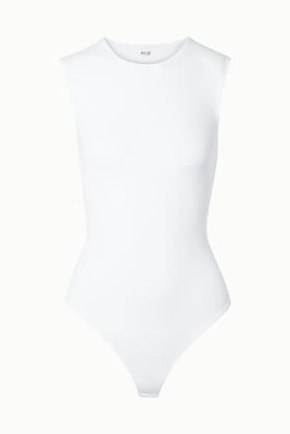 Alix NYC - Lenox Stretch-jersey Thong Bodysuit - White