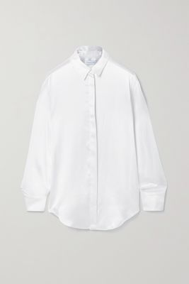 Michael Lo Sordo - Boy Silk-satin Shirt - White