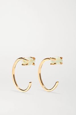 Melissa Joy Manning - 14-karat Gold Opal Earrings - one size