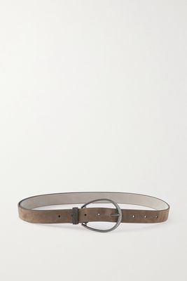 Brunello Cucinelli - Suede Belt - Brown