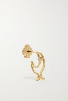 Yvonne Léon - 9-karat Gold Diamond Earring - one size