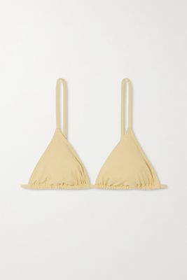 Eres - Les Essentiels Mouna Triangle Bikini Top - Yellow